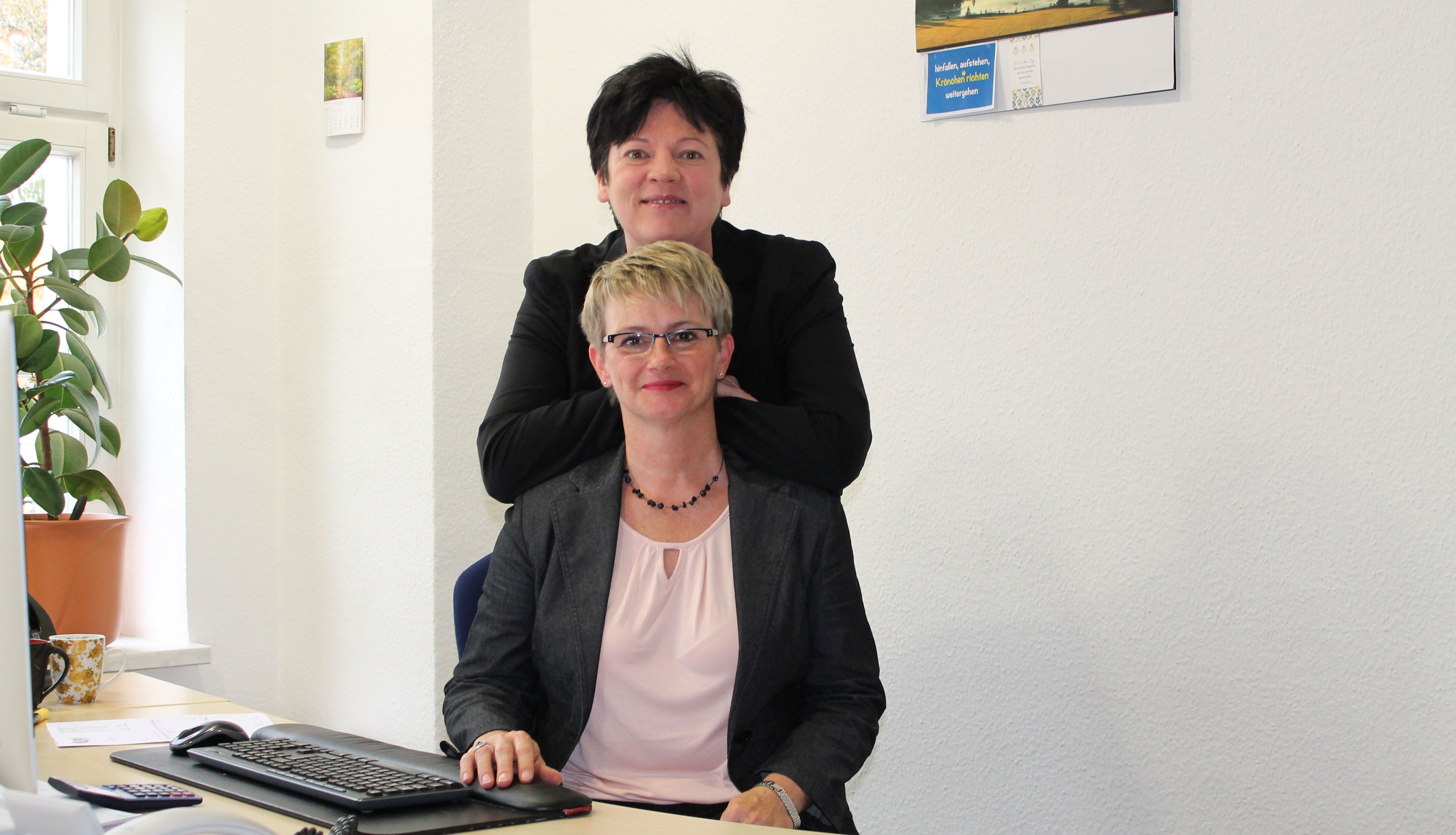 Katrin Apel-Bartholome und Ines Noe